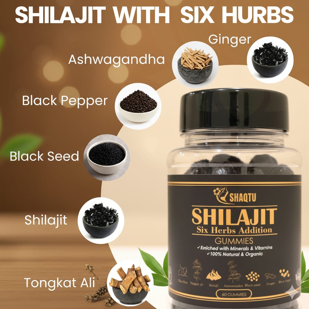 Shilajit six Herbs Gummies