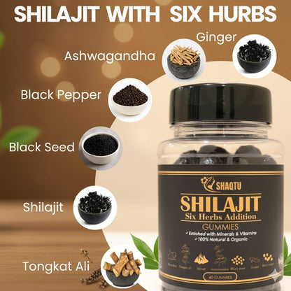 Shilajit six Herbs Gummies